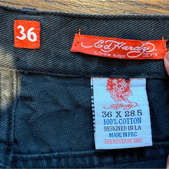 Vintage Ed Hardy Jean Shorts - Picture 4 of 6